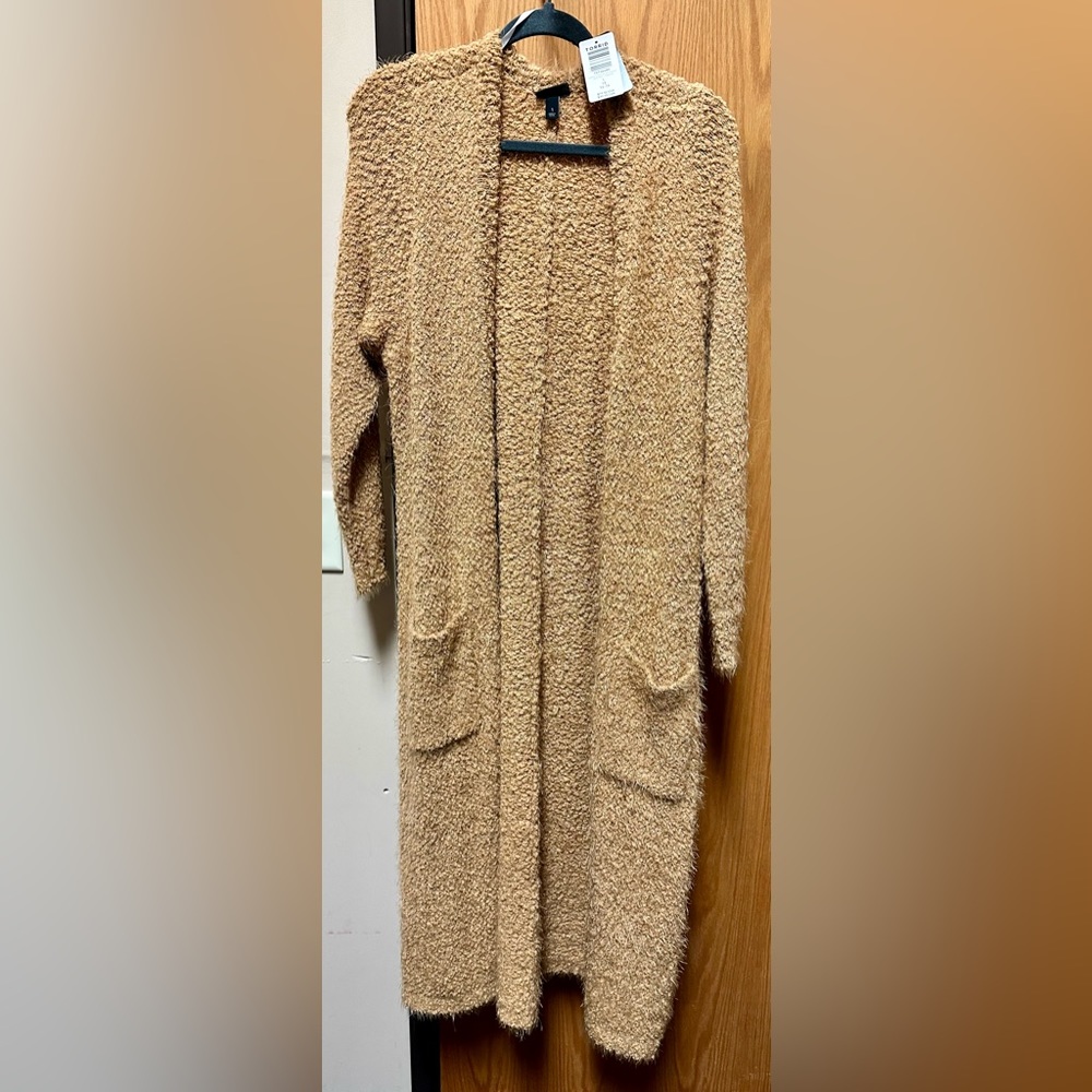 Torrid. Size 1 Popcorn Duster. light Carmel in color. New with tags.